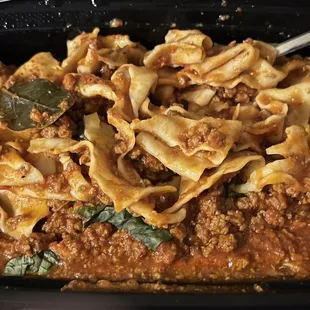 Pappardelle alla Bolognese