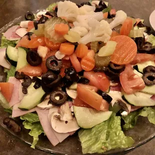 Large Antipasto Salad- very good!