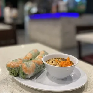 2. Shrimp Spring Rolls -2 rolls