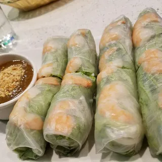 2. Shrimp Spring Rolls -2 rolls