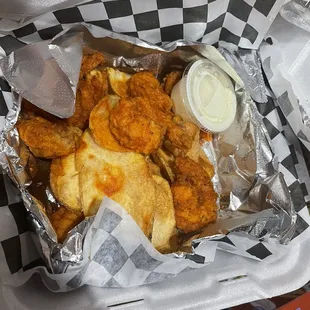 Buffalo Fried Shrimp App