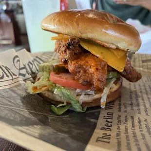 Buffalo chicken sandwich