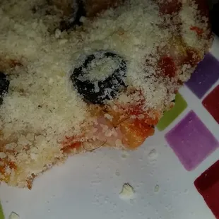Hair in pizza
