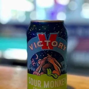 a can of victory sour monkey