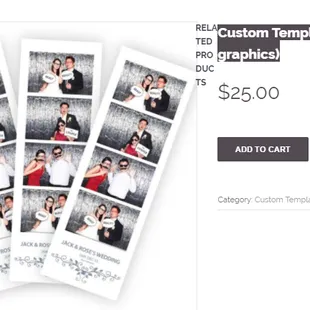 The worker told me that a CUSTOM template did not have a graphic, even though it states on the website that it does. And was charged extra.