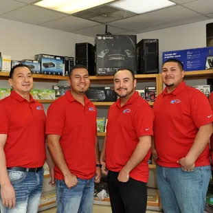 Sonia, Stephen, Jesse, Charles, Andrew, &amp; Brian. Here to serve you!