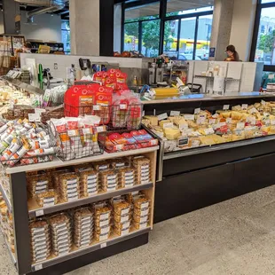 Cheese counter.