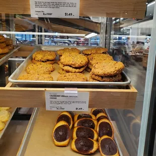 Pastries on display