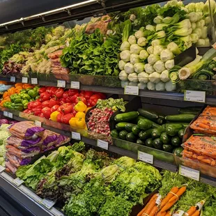 Chilled produce section