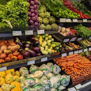 Chilled produce section