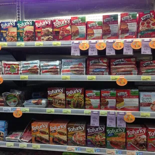 A very fine selection of tofu products on the 26th of December 2013.