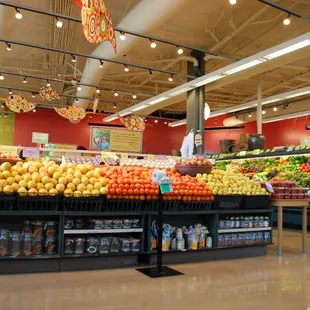 A bounty of organic fruits and vegetables welcomes you to our Fremont store.