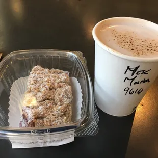 Parisian Star Strawberry Rhubarb Bar ($2.99) &amp; Tall Mexican Mocha