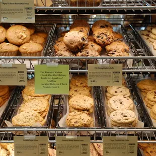 Savor muffins, cookies, scones and other delicious morsels from our bakery.