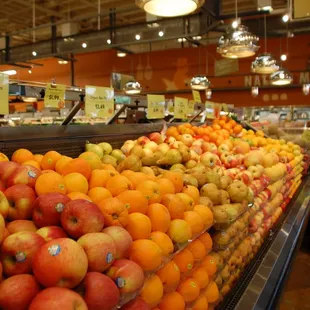 Produce features a variety of local, seasonal and organic fruits and vegetables.