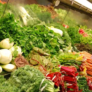 Produce features a variety of local, seasonal and organic fruits and vegetables.