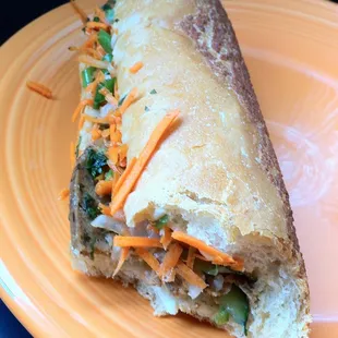 Field Roast banh mi from deli.  So good!