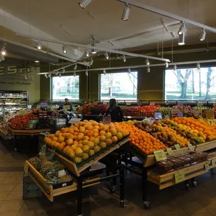 Produce features a variety of local, seasonal and organic fruits and vegetables.