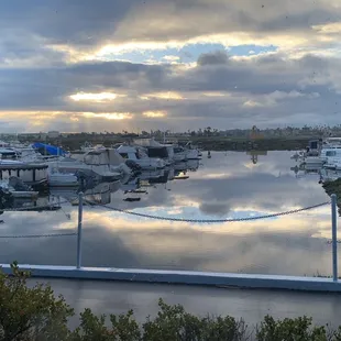 The view is beautiful