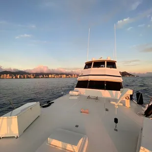 Open front deck