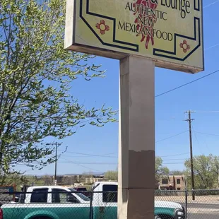 PC&apos;s Restaurant &amp; Lounge.  Sign.