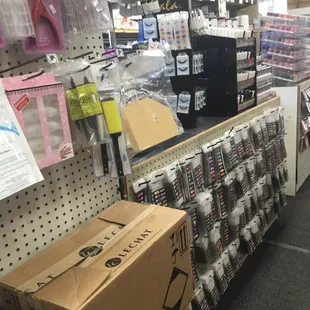 Inside PD Nails Supply, Normandy Village Shopping Center, Stockton, CA.