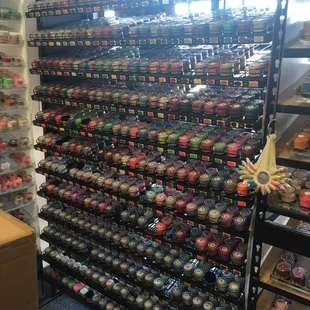 Inside PD Nails Supply, Normandy Village Shopping Center, Stockton, CA.