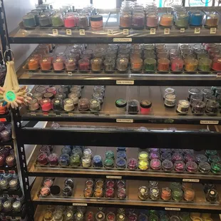 Inside PD Nails Supply, Normandy Village Shopping Center, Stockton, CA.