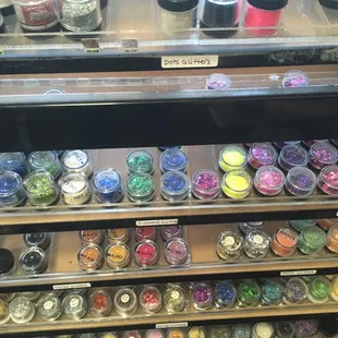 Inside PD Nails Supply, Normandy Village Shopping Center, Stockton, CA.