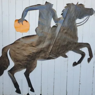 Halloween Funday tackroom decorating contestant