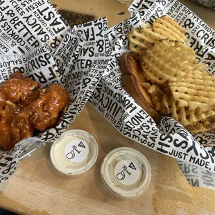 New Garlic Buffalo tossed tenders