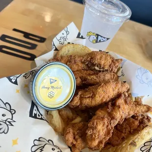 Five piece tender meal