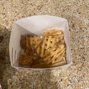 a box of french fries