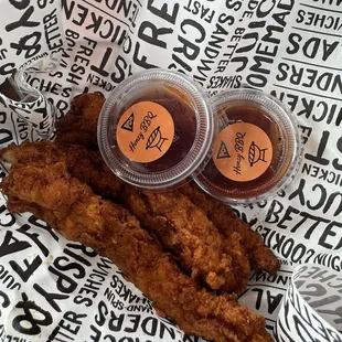 Nashville hot chicken fingers