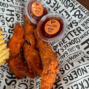 Spicy chicken fingers