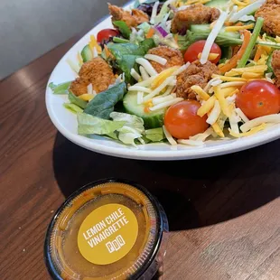Pdq Salad with lemon chili vinaigrette