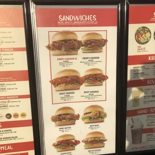 Drive through menu 2