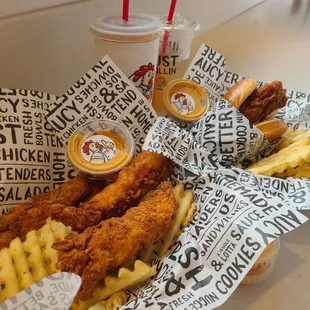 3 Tenders and Spicy Sandwich