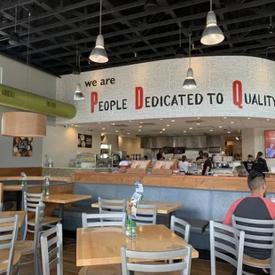 Dining area