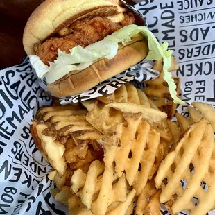 Spicy chicken sandwich
