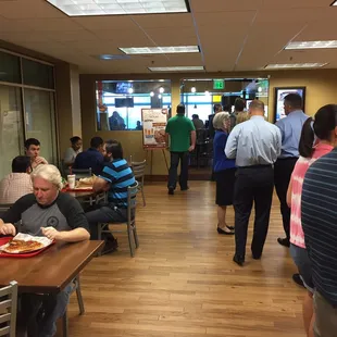 The little line moves quickly