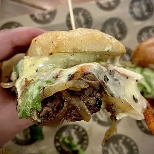 Division Philly Burger slider