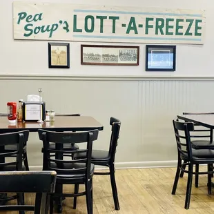 Pea Soup's lott-a-freeze is a neat little joint...