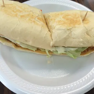 Catfish Po Boy Sandwich
