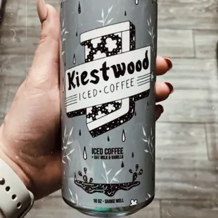 Canned iced coffee!! The oat milk &amp; vanilla is my favorite but there are a couple of options.