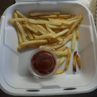 Wow. Peabody's really goes the extra mile with their cold and soggy French fries. It's a good thing I got a very very small portion.