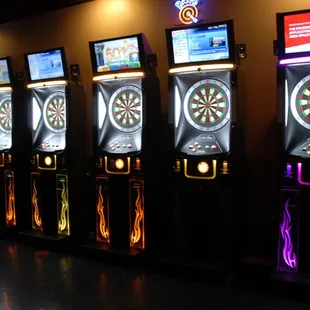 Electronic Dartboard area at Peabody's