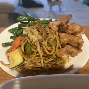 My better half&apos;s dinner plate