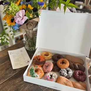 a box of doughnuts