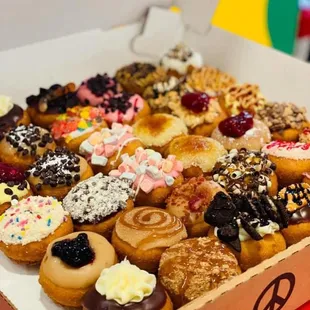 a box of doughnuts